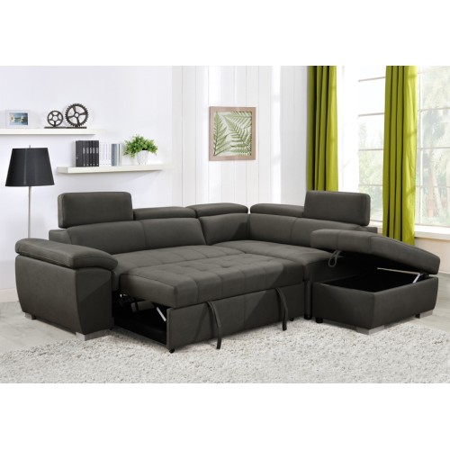 Amando Sofa Sleeper Sectional - Fabric